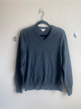 Merona Men's Dark Charcoal V-Neck Sweater